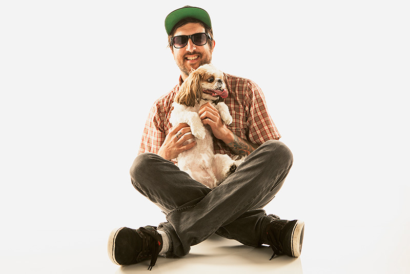 PetVet services, man with his dog